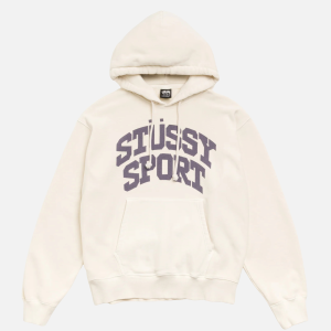 Block Sport Stussy Hoodie Garment Dyed Off-White | Fragment Clothing