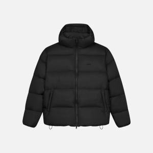 Hooded Puffer Black | Fragment Clothing - View 2