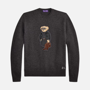 Polo Bear Cashmere Sweater Off White | Fragment Clothing - View 2
