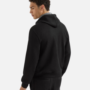 French Terry Double Cloth Hooded Sweatshirt With Zipper | Fragment Clothing - View 2
