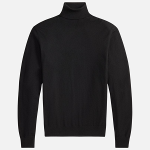 Cashmere Turtleneck Sweater Black | Fragment Clothing - View 2