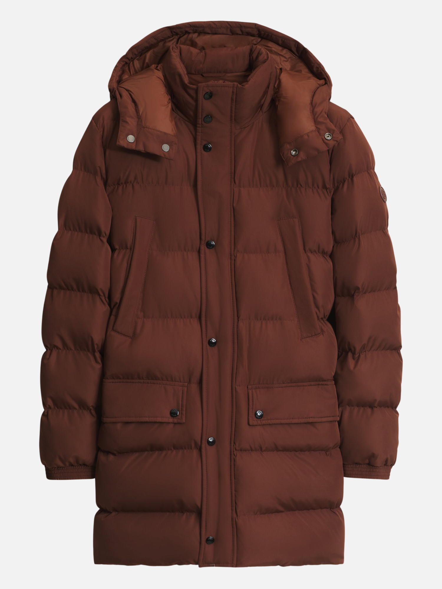 Long-Length Padded Jacket Brown Long-Length Padded Jacket Brown | Fragment Clothing