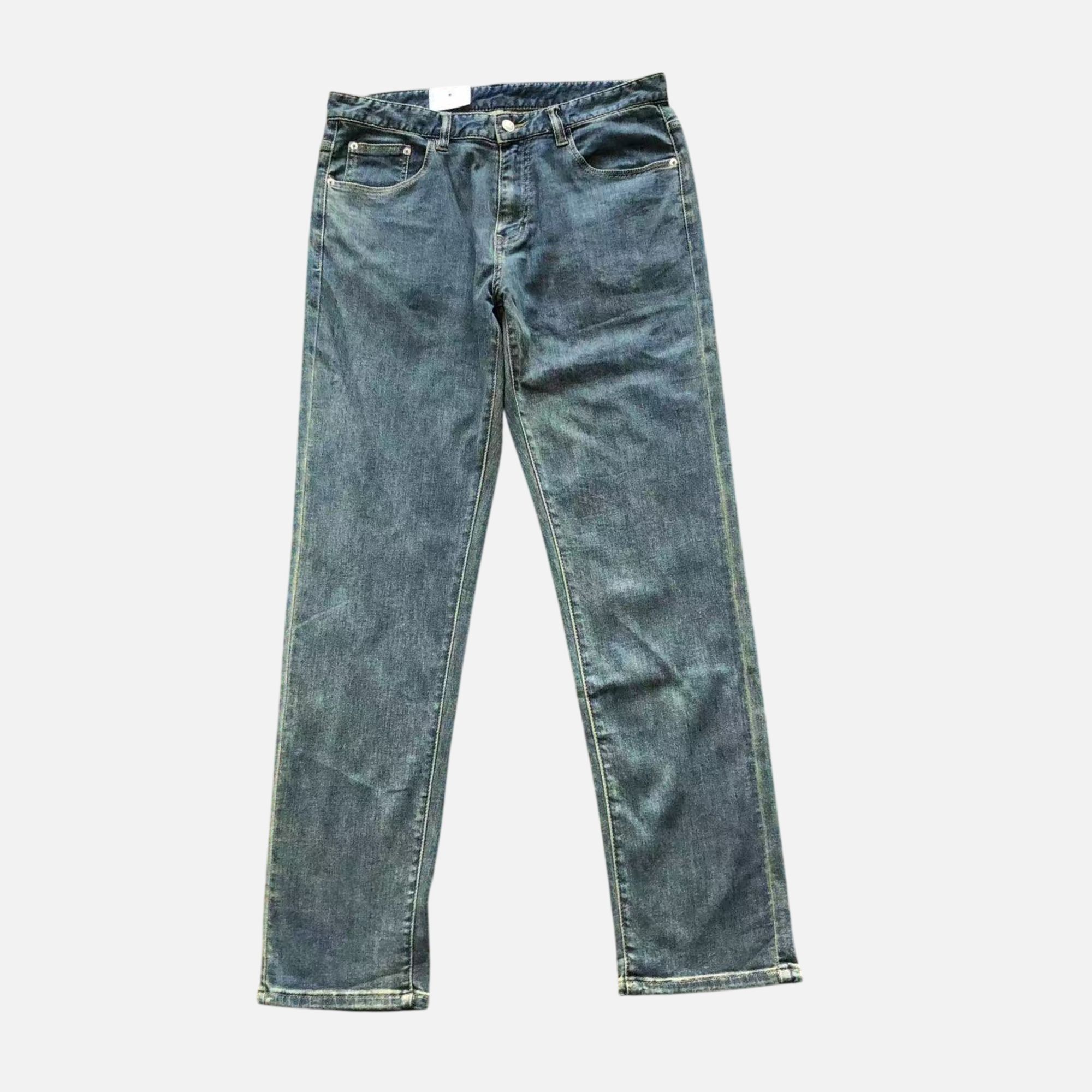Brunello Cucinelli Straight Denim - Aged Blue Brunello Cucinelli Straight Denim - Aged Blue | Fragment Clothing
