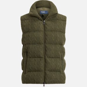 Cable-Knit Wool-Cashmere Sweater Vest Grey | Fragment Clothing - View 2