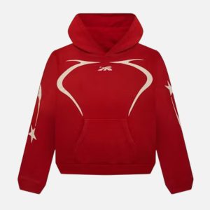 Hellstar Studios Sport Star Graphic Hoodie - Red | Fragment Clothing Streetwear