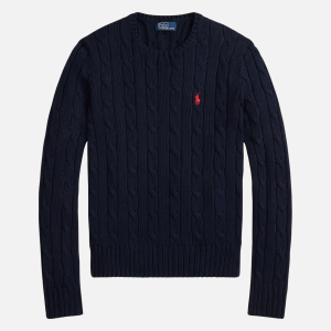 Cable-Knit Cotton V-Neck Jumper White | Fragment Clothing - View 2
