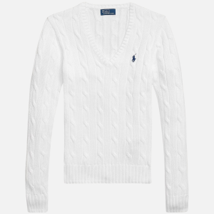 Cable-Knit Cotton Quarter-Zip Jumper White | Fragment Clothing - View 2