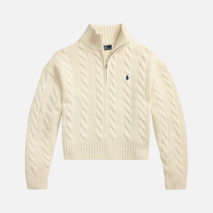 Cable-Knit Wool-Cashmere Rollneck Brown | Fragment Clothing - View 2