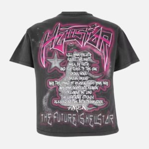 Hellstar Studios Futuristic Goggles T-Shirt – Black | Fragment Clothing Streetwear - View 2