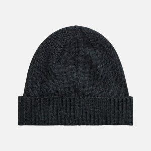Signature Pony Wool Beanie Jet Black | Fragment Clothing - View 2