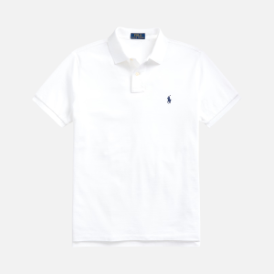 The Iconic Mesh Polo Shirt White | Fragment Clothing - View 2