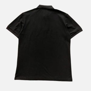 Brunello Cucinelli Short-Sleeve Cotton Polo – Black | Fragment Clothing - View 2