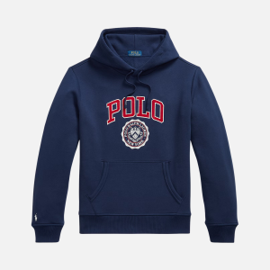 Logo Fleece Hoodie Blue | Fragment Clothing - View 2