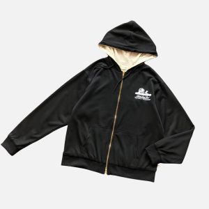 Aimé Leon Dore Contrast Thermal-Lined Full-Zip Track Hoodie | Fragment Clothing