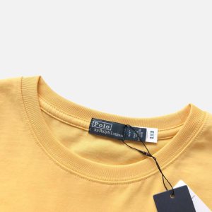 Polo Ralph Lauren Classic Fit Polo Bear T-Shirt - Yellow | Fragment Clothing - View 2