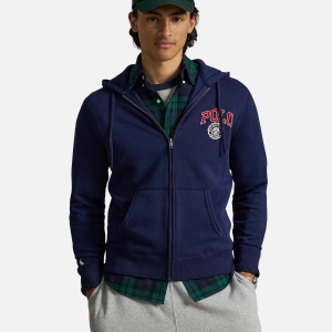 Logo Fleece Full-Zip Hoodie Blue (Copy) | Fragment Clothing