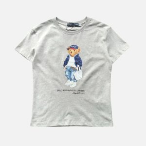Polo Ralph Lauren Polo Bear Tee – Heather Grey | Fragment Clothing