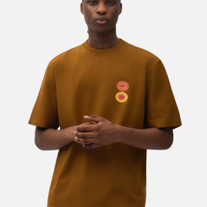 Sun Stamp T-Shirt Brown | Fragment Clothing
