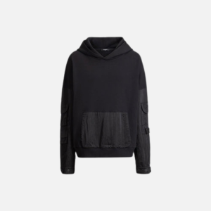 Balmain Vintage Utility Hoodie Black | Fragment Clothing