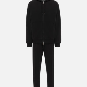 Black Urban Tracksuit With a Hood | Fragment Clothing