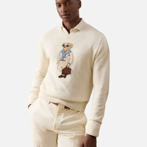 Polo Bear Silk-Linen Sweater Light (Copy) | Fragment Clothing