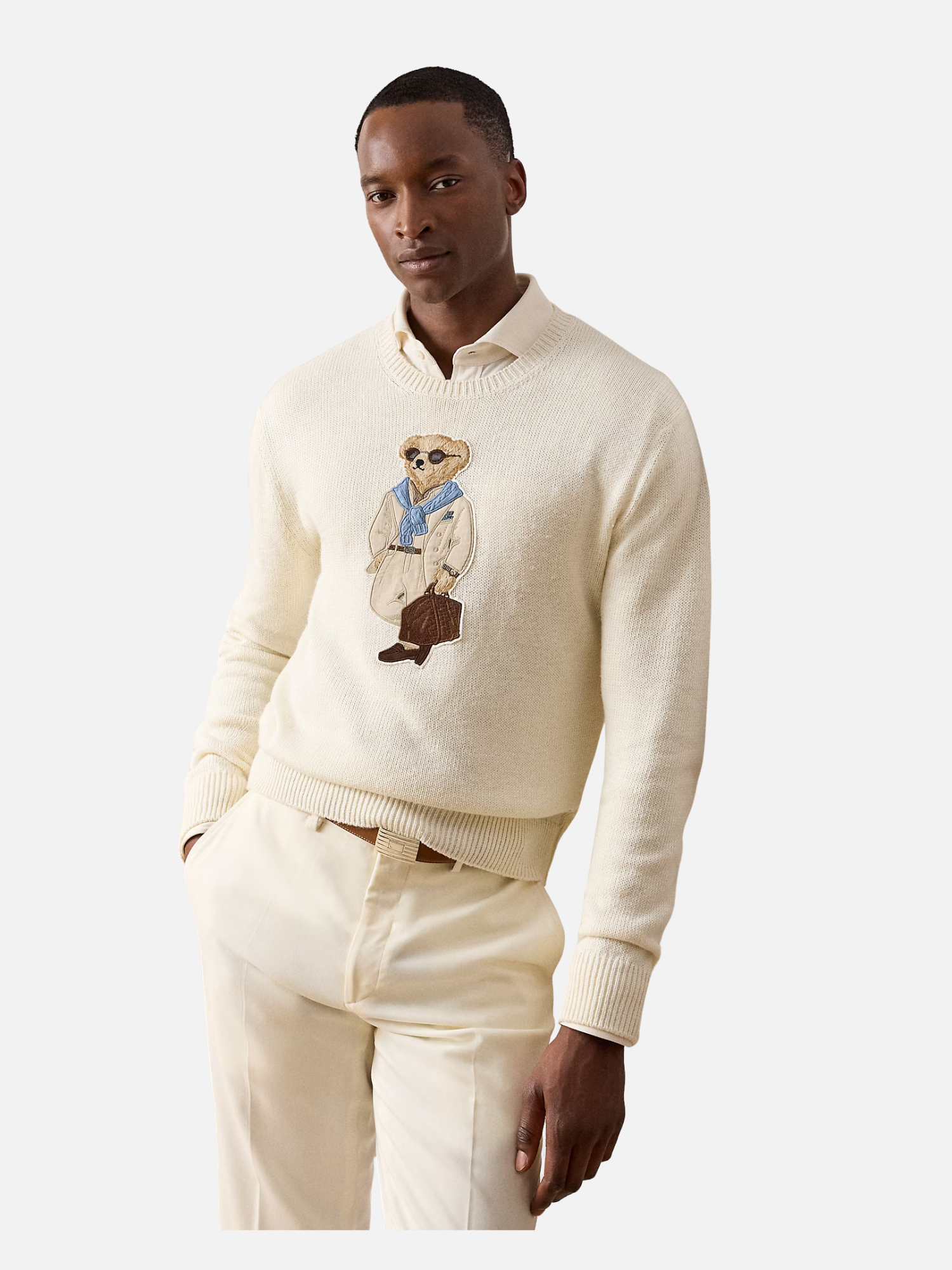 Polo Bear Silk-Linen Sweater Light Polo Bear Silk-Linen Sweater Light (Copy) | Fragment Clothing