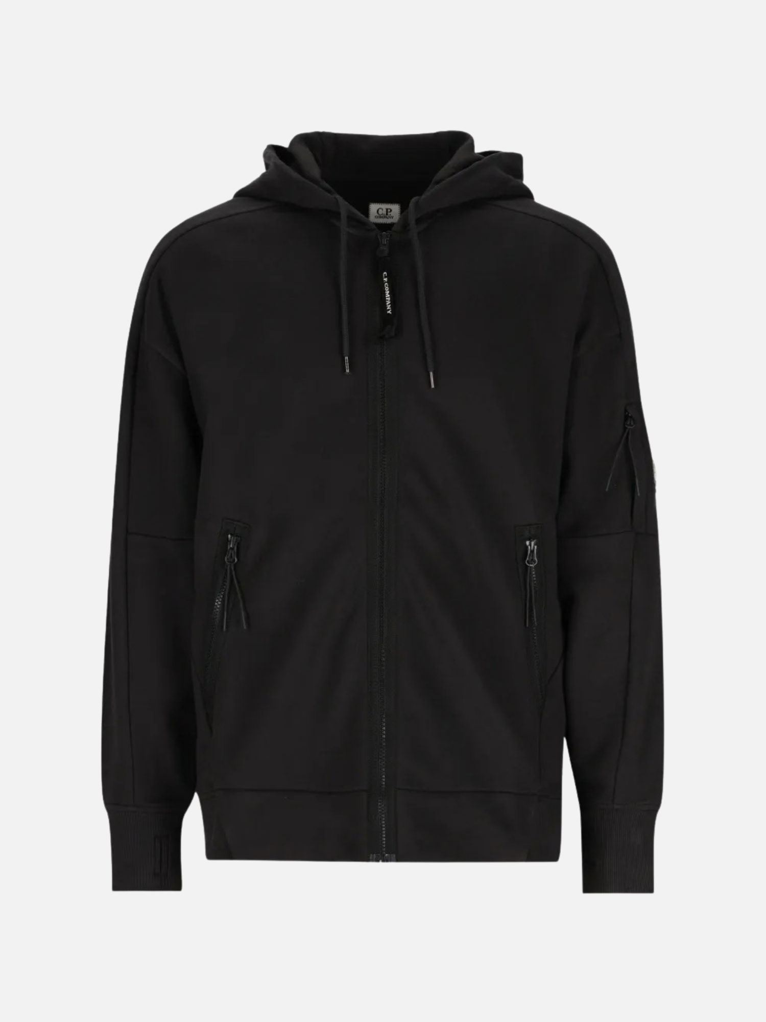 C.P. Company Diagonal Raised Fleece Hooded Zip Lens Sweatshirt C.P. Company Diagonal Raised Fleece Hooded Zip Lens Sweatshirt | Fragment Clothing