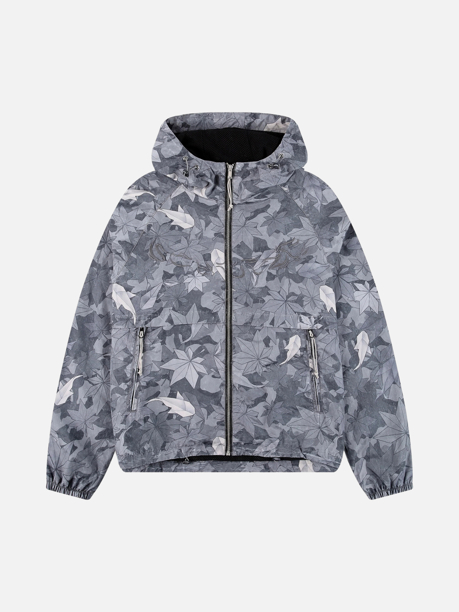 black "origami" windbreaker AUTO-DRAFT | Fragment Clothing