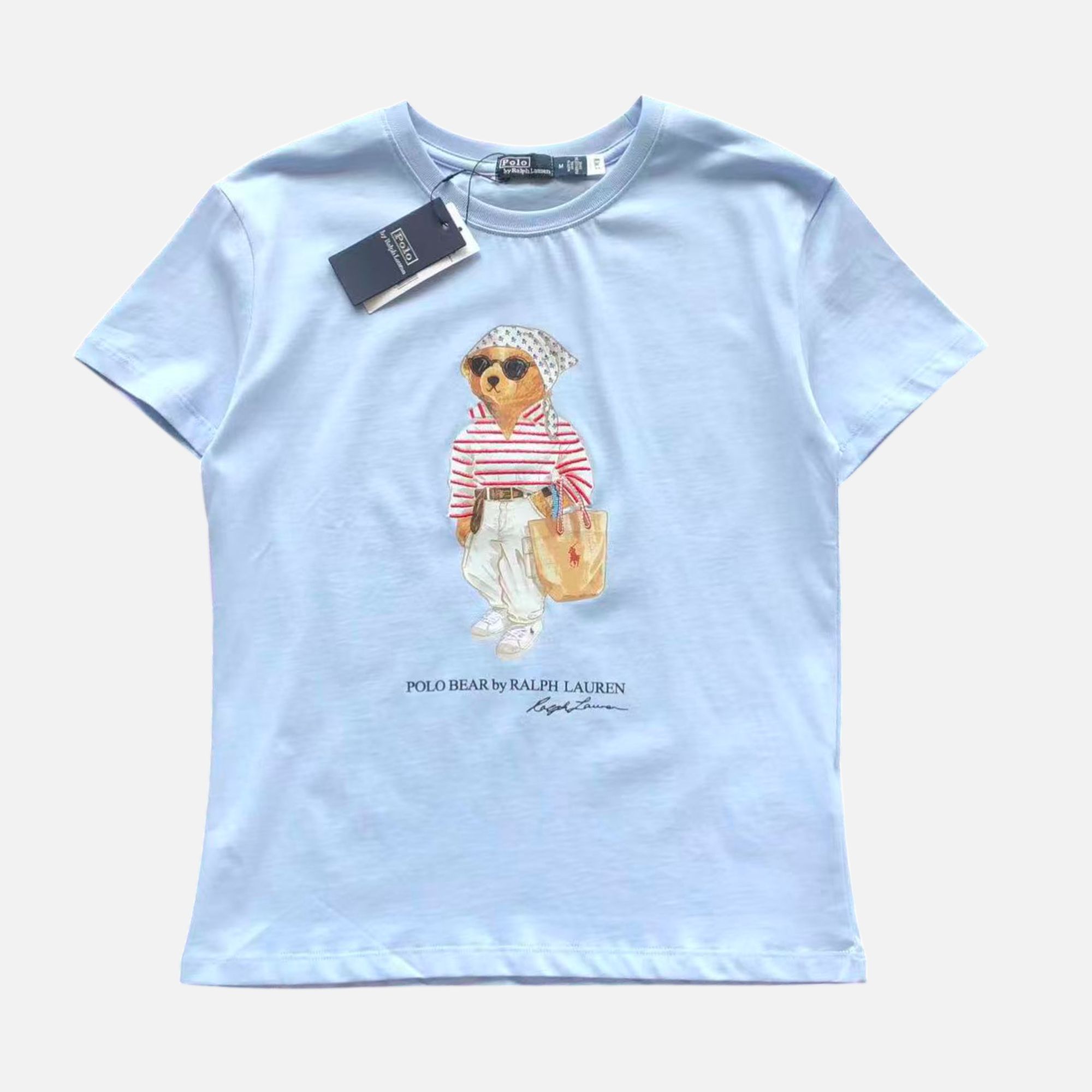 Polo Ralph Lauren Bandana Bear Tee – Light Blue Polo Ralph Lauren Bandana Bear Tee – Light Blue | Fragment Clothing