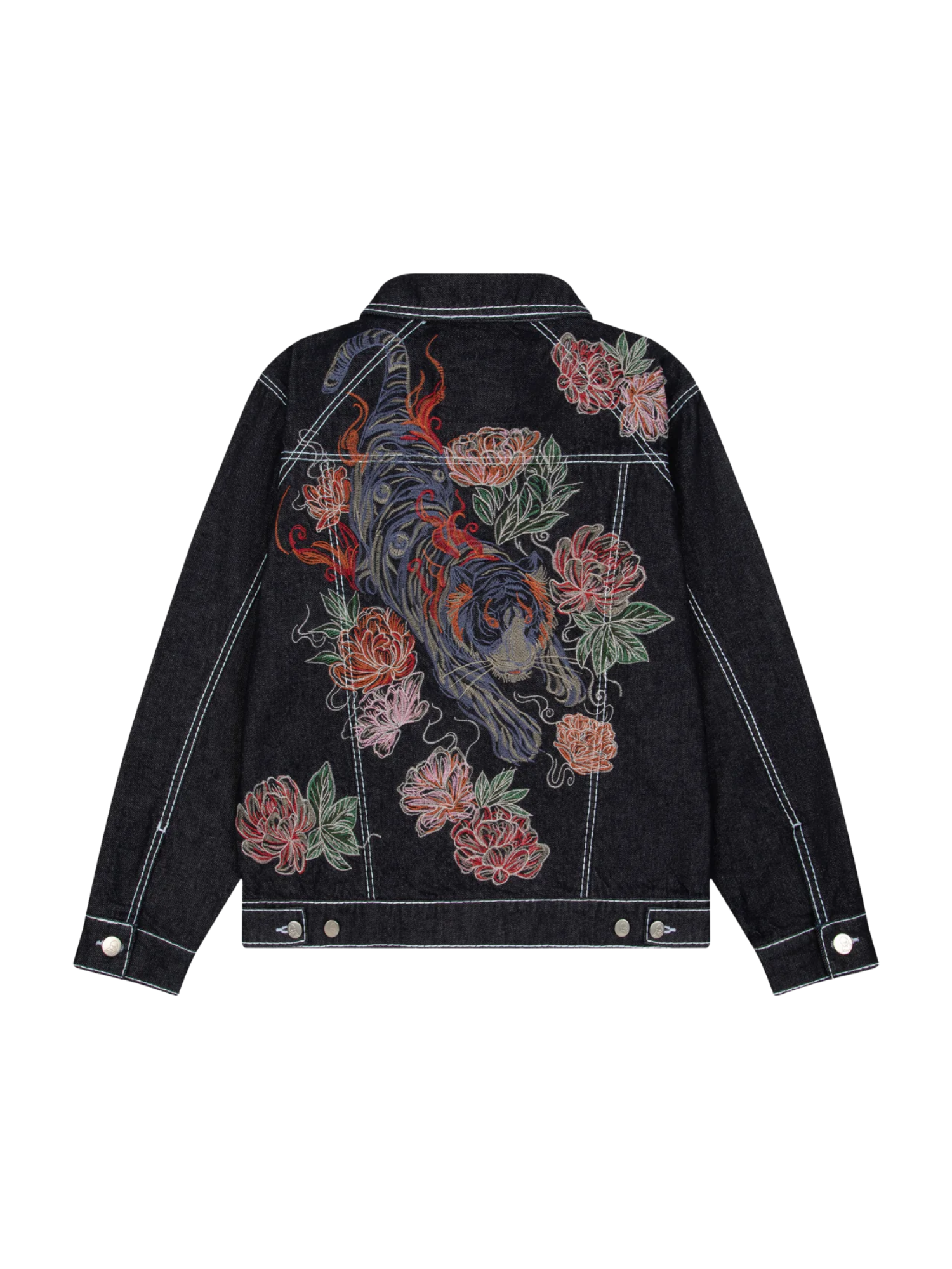 Derschutze “Hellboy” Indigo Raw Denim Biker Jacket Derschutze “Hellboy” Indigo Raw Denim Biker Jacket | Fragment Clothing