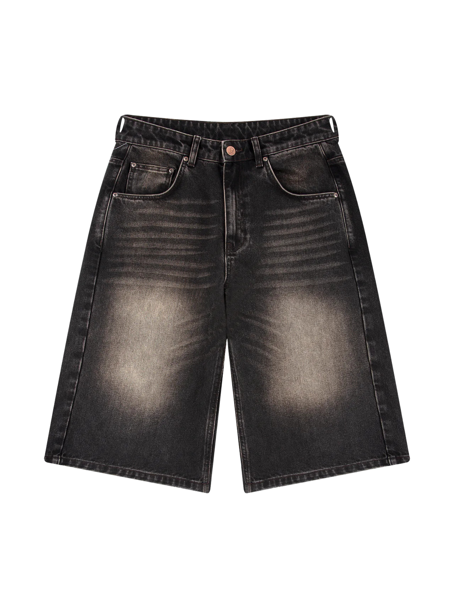 Derschutze brown tinted “awakening” denim shorts AUTO-DRAFT | Fragment Clothing