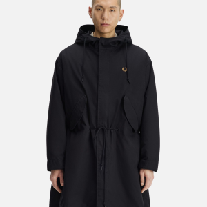 Oversized Cotton Parka Black | Fragment Clothing
