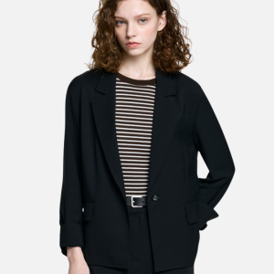 Formal Poly Long Sleeve Jacket Black | Fragment Clothing