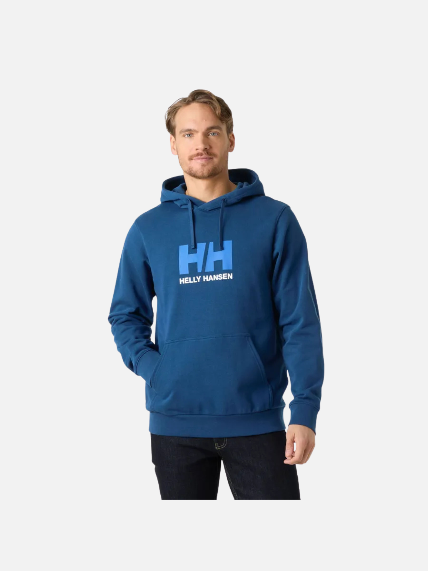 Men's HH Logo Hoodie Blue Men's HH Logo Hoodie Blue | Fragment Clothing