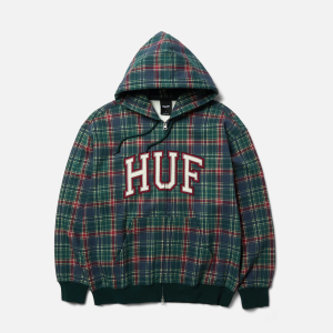 Arch Plaid Full-Zip Heavyweight Hoodie | Fragment Clothing
