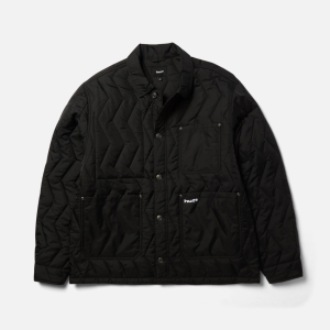 Zig Zag Quilted Chore Jacket Black | Fragment Clothing