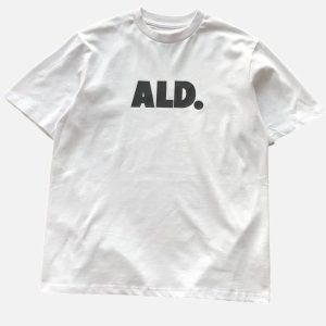 Aimé Leon Dore White ALD Logo T-Shirt | Fragment Clothing