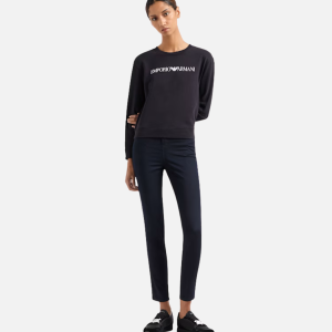 Logo Sweatshirt in Organic Cotton Jersey Essential | Fragment Clothing - View 2
