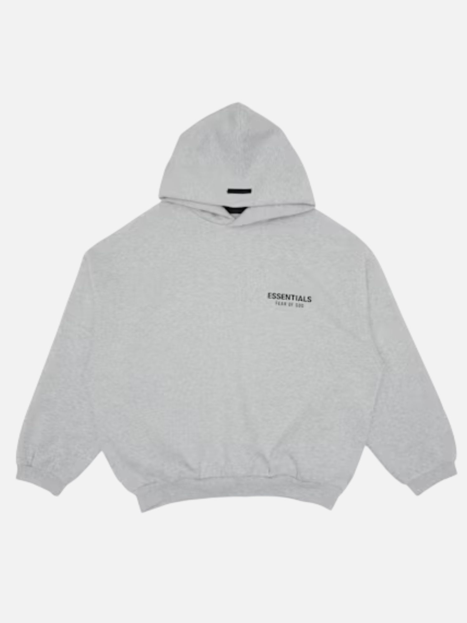 Fear of God Essentials Heather Grey Chest Logo Hoodie Fear of God Essentials Heather Grey Chest Logo Hoodie | Fragment Clothing Streetwear