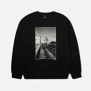 Taking The Leap Crewneck Sweatshirt Black | Fragment Clothing