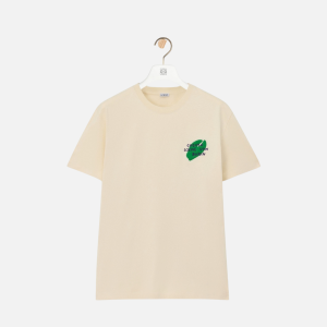 Relaxed Fit T-Shirt in Cotton Beige | Fragment Clothing