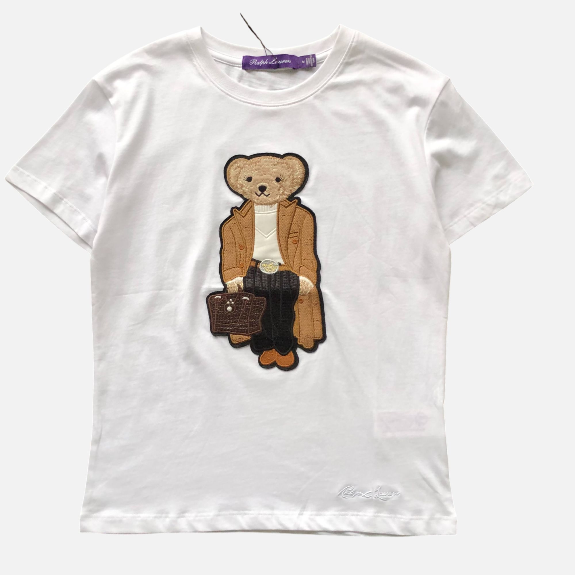Ralph Lauren Purple Label Polo Bear Cotton T-Shirt – White Ralph Lauren Purple Label Polo Bear Cotton T-Shirt – White | Fragment Clothing