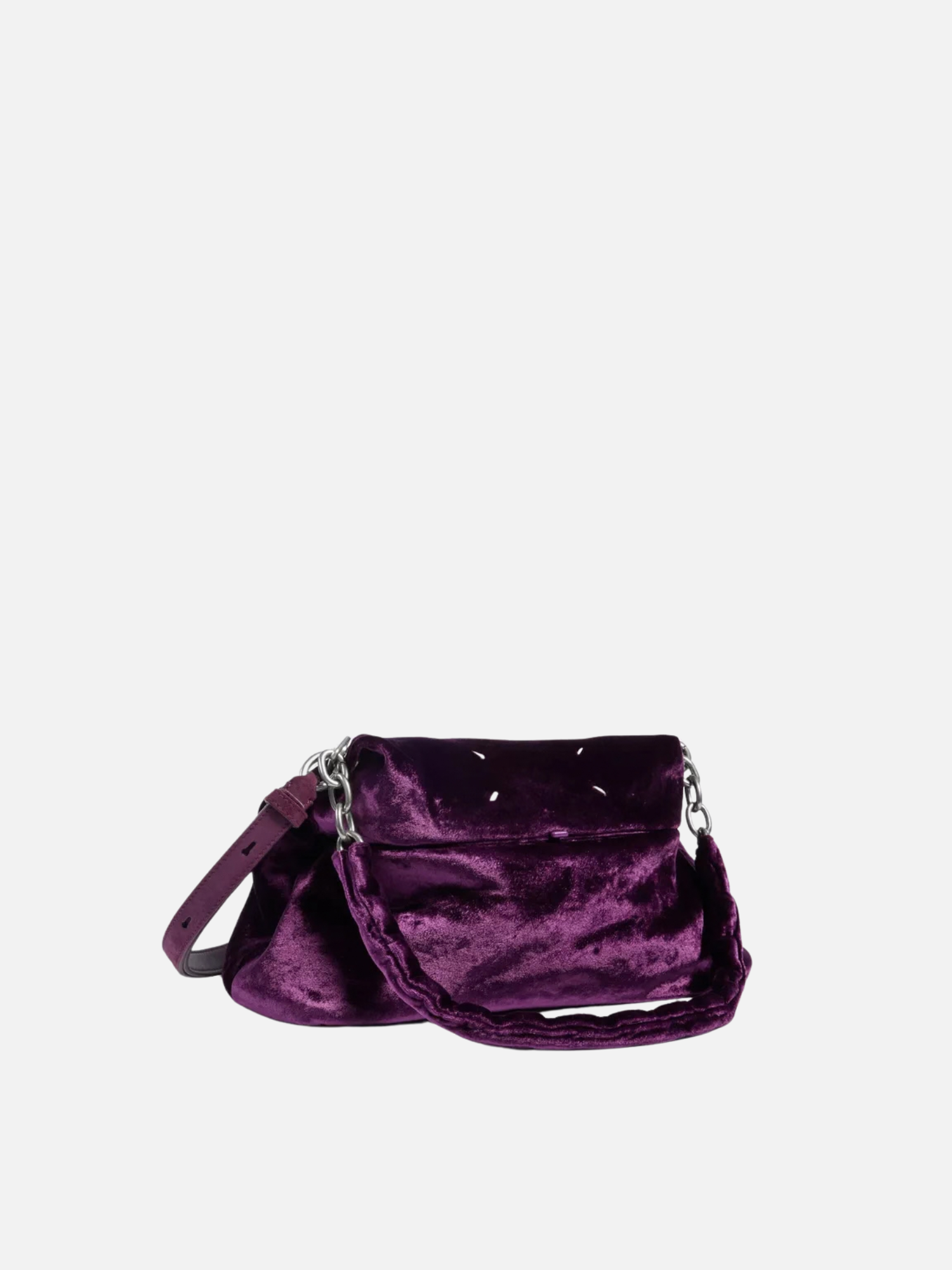 Link Shoulder Bag in Silk Velvet Purple Link Shoulder Bag in Silk Velvet Purple | Fragment Clothing
