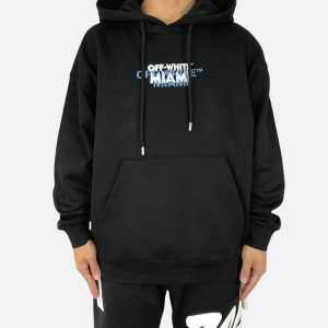 Arrow Pull Over Hoodie Black | Fragment Clothing