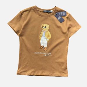 Polo Ralph Lauren Yellow Jacket Polo Bear Crewneck Tee – Brown | Fragment Clothing
