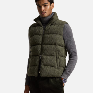 Cable-Knit Wool-Cashmere Sweater Vest Grey (Copy) | Fragment Clothing
