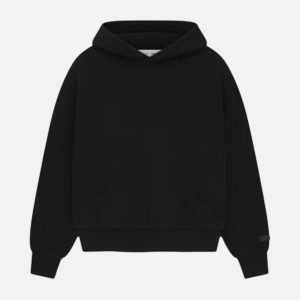 Fear of God Essentials Back Logo Hoodie Black | Fragment Clothing