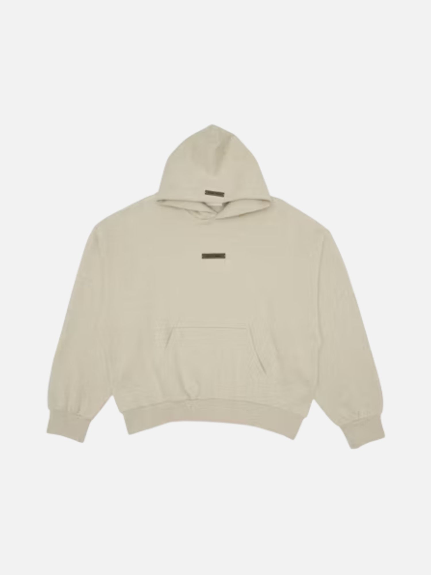 Fear of God Essentials Light Oatmeal Back Logo Hoodie Fear of God Essentials Light Oatmeal Back Logo Hoodie | Fragment Clothing Streetwear