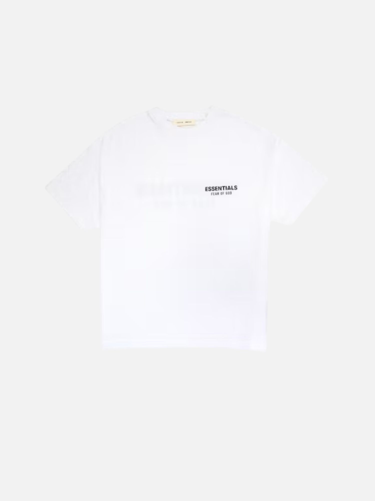 Fear of God Essentials White Chest Logo T-Shirt Fear of God Essentials White Chest Logo T-Shirt | Fragment Clothing Streetwear