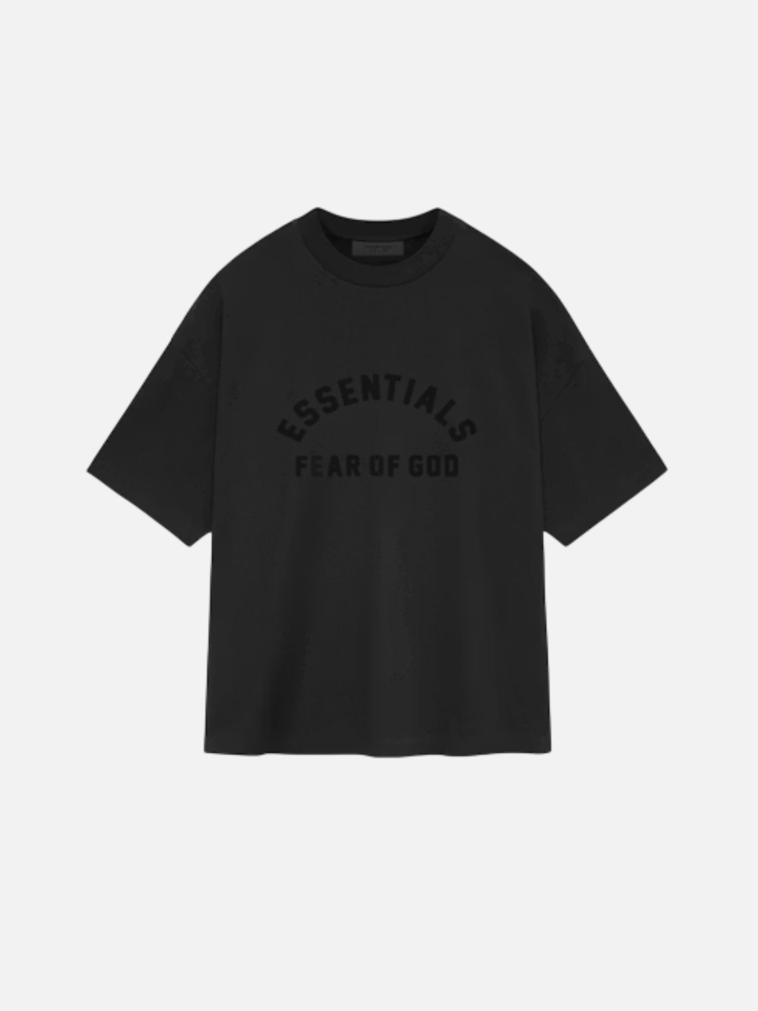 Fear of God Essentials Arched Logo T-Shirt Black Fear of God Essentials Arched Logo T-Shirt Black | Fragment Clothing Streetwear